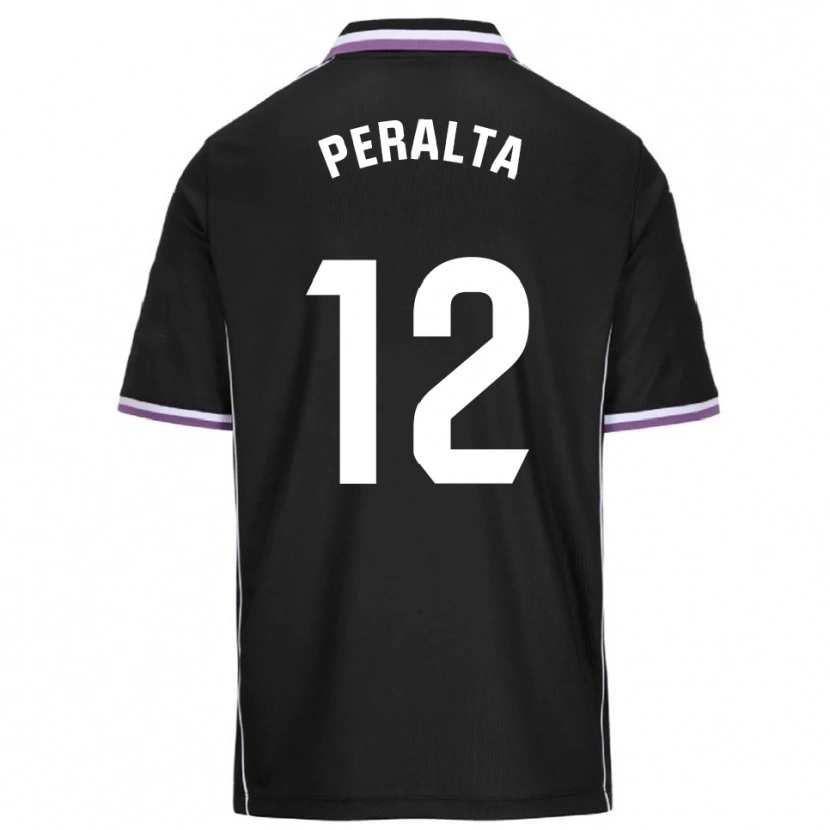 Danxen Criança Camisola Fernando Peralta #12 Roxo Preto Alternativa 2025/26 Camisa