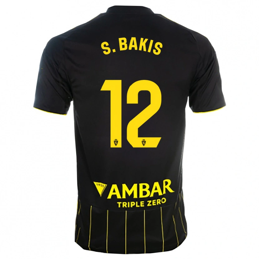 Danxen Criança Camisola Sinan Bakış #12 Preto Amarelo Alternativa 2025/26 Camisa