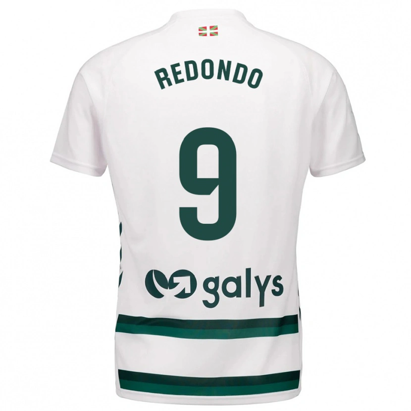 Danxen Criança Camisola Ekaitz Redondo #9 Branco Verde Alternativa 2025/26 Camisa
