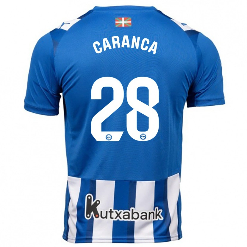 Danxen Homem Camisola Sara Caranca #28 Azul Branco Principal 2025/26 Camisa