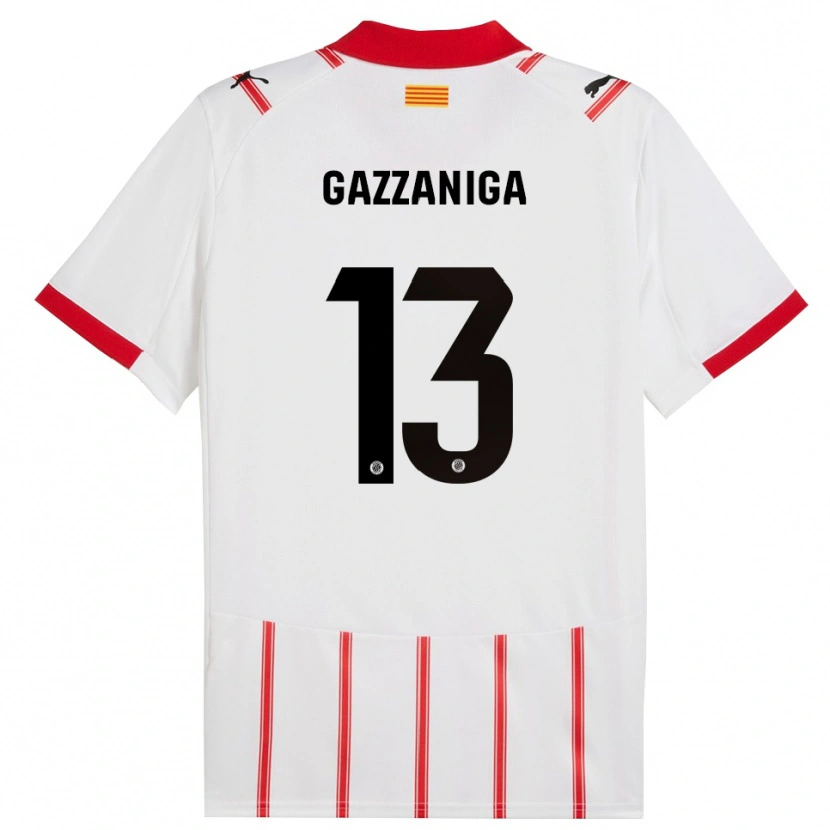 Danxen Homem Camisola Paulo Gazzaniga #13 Branco Vermelho Principal 2025/26 Camisa