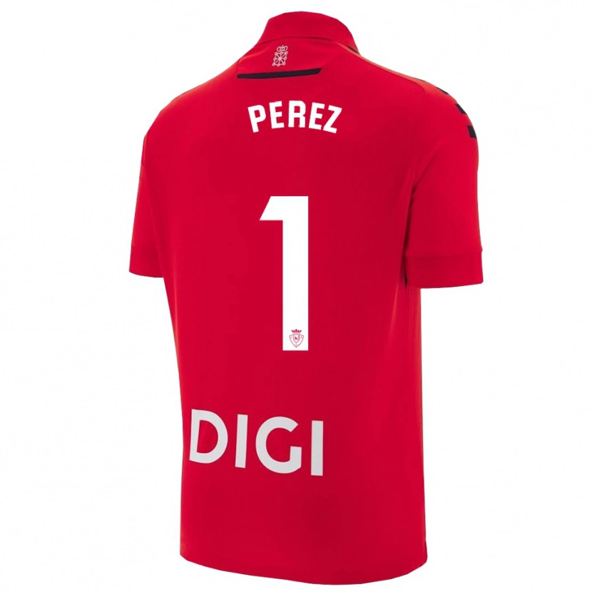 Danxen Homem Camisola Silvia Pérez Fernández De Romarategui #1 Vermelho Preto Principal 2025/26 Camisa