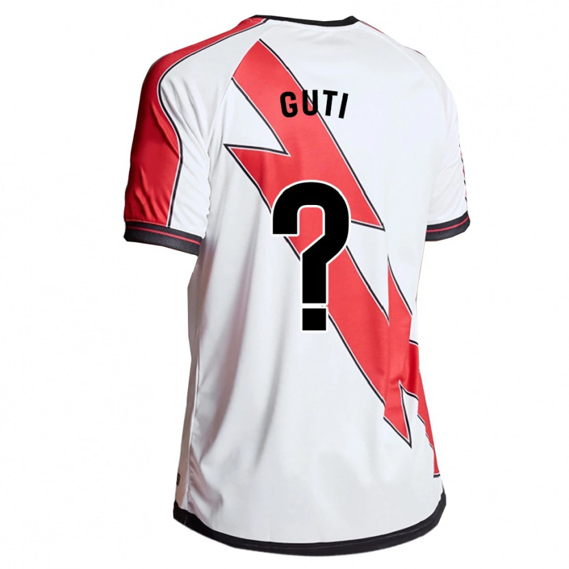 Danxen Homem Camisola Ana María Gutiérrez Montero #0 Branco Vermelho Principal 2025/26 Camisa