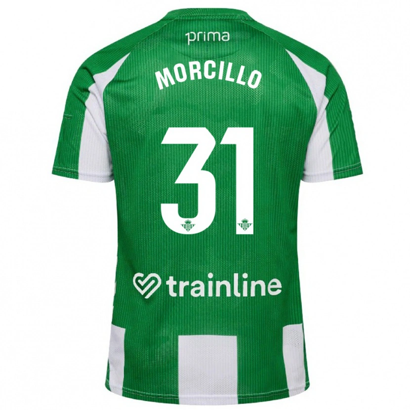 Danxen Homem Camisola Ana Morcillo #31 Verde Branco Principal 2025/26 Camisa