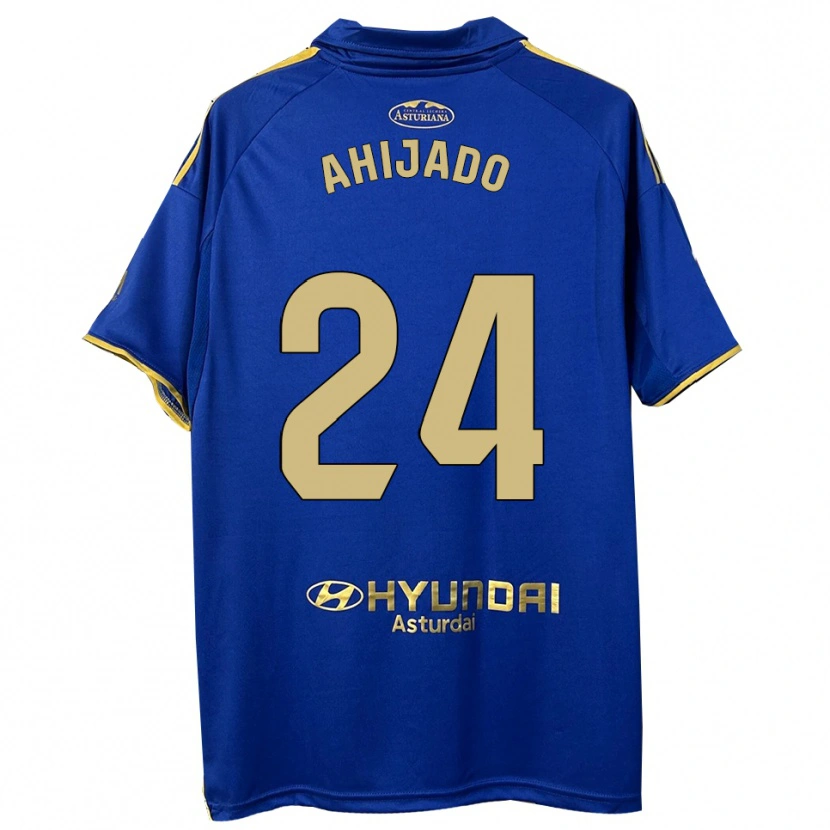 Danxen Homem Camisola Lucas Ahijado #24 Azul Dourado Principal 2025/26 Camisa