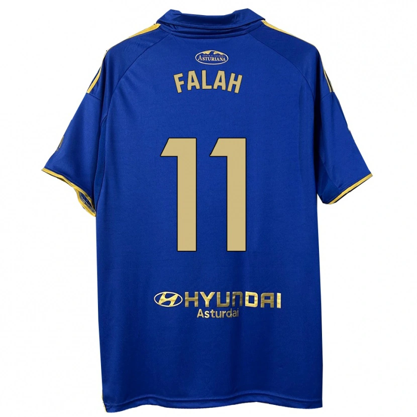 Danxen Homem Camisola Omar Falah #11 Azul Dourado Principal 2025/26 Camisa