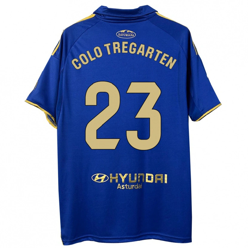 Danxen Homem Camisola Colo Tregarten #23 Azul Dourado Principal 2025/26 Camisa