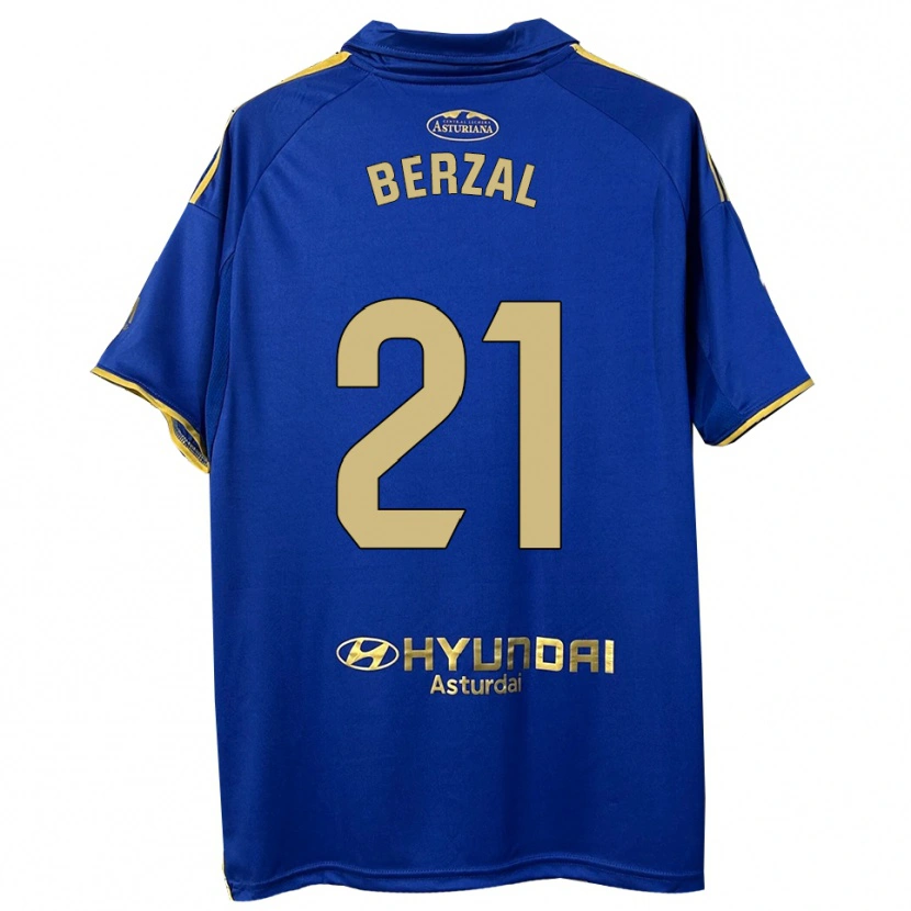 Danxen Homem Camisola Guille Berzal #21 Azul Dourado Principal 2025/26 Camisa