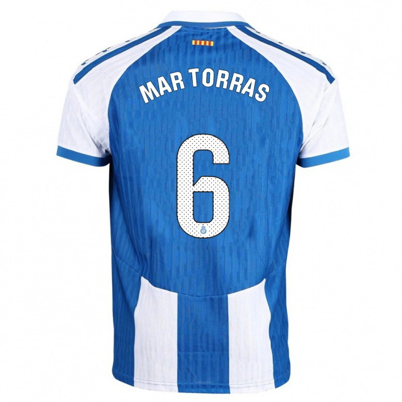 Danxen Homem Camisola Mar Torrás De Fortuny #6 Azul Branco Principal 2025/26 Camisa