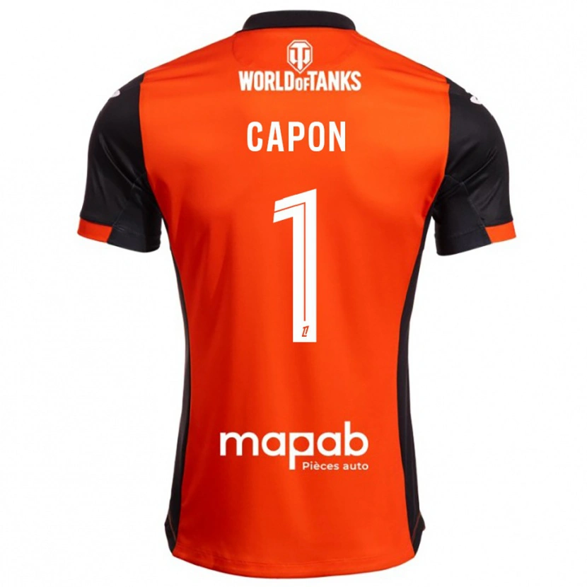 Danxen Homem Camisola Emma Capon #1 Preto Laranja Principal 2025/26 Camisa
