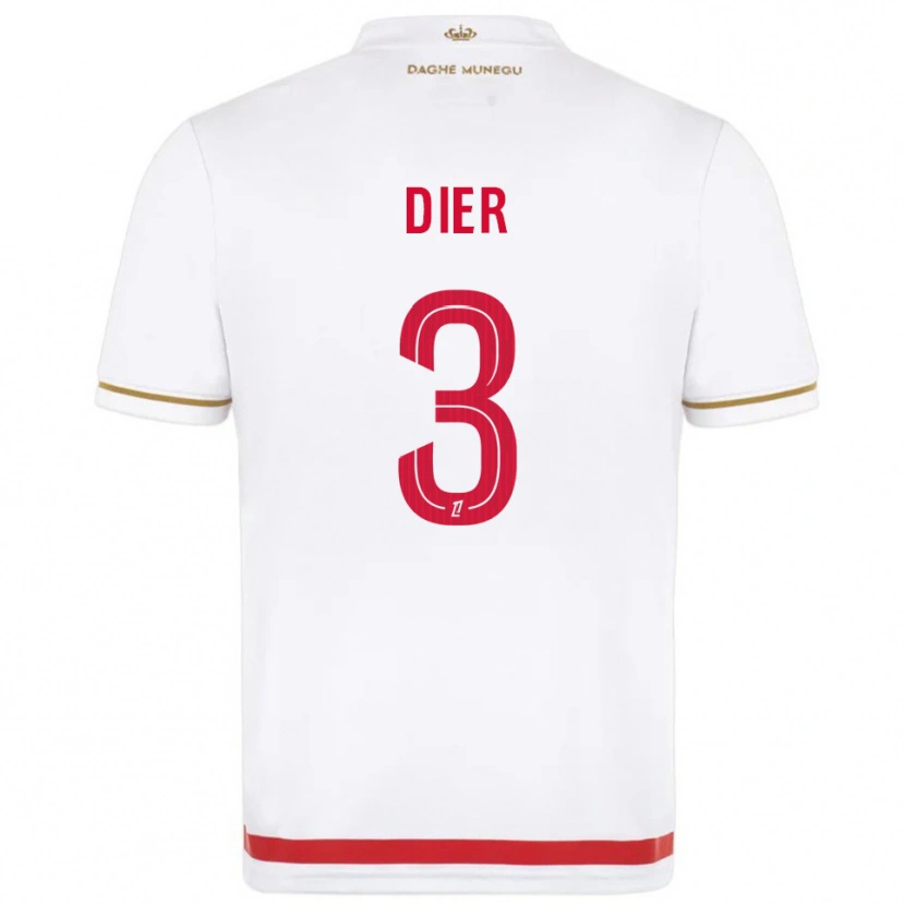 Danxen Homem Camisola Eric Dier #3 Vermelho Branco Principal 2025/26 Camisa