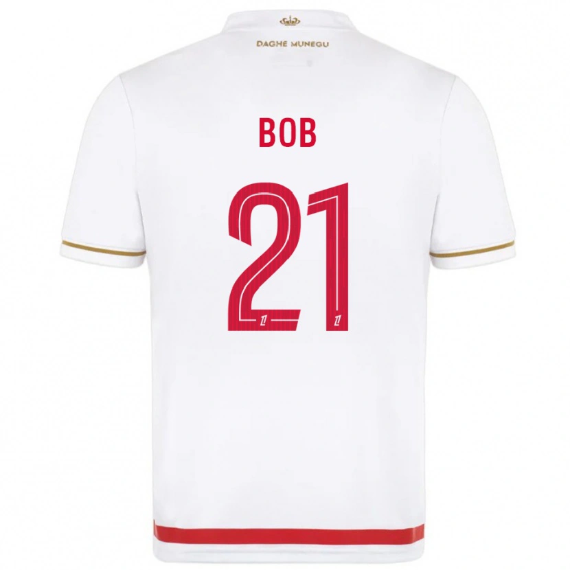 Danxen Homem Camisola Mohamed Bob #21 Vermelho Branco Principal 2025/26 Camisa