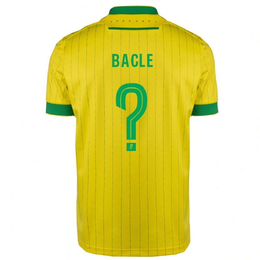 Danxen Homem Camisola Thomas Bacle #0 Amarelo Verde Principal 2025/26 Camisa