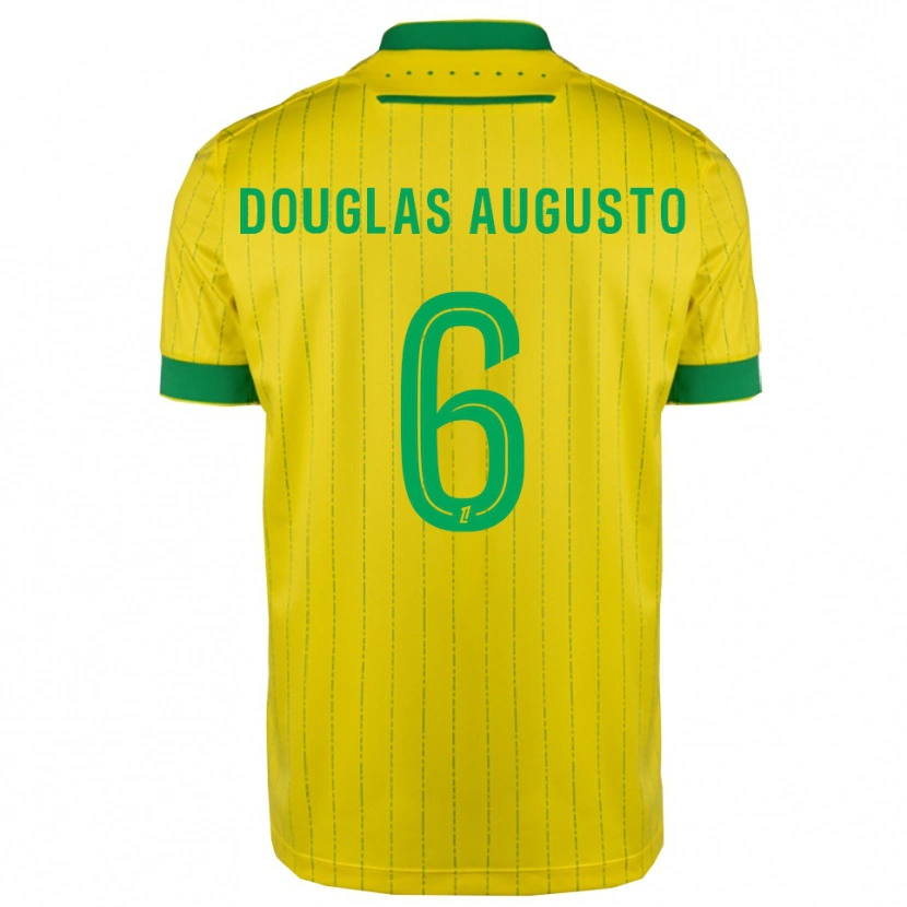 Danxen Homem Camisola Douglas Augusto #6 Amarelo Verde Principal 2025/26 Camisa
