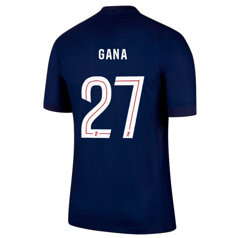 Danxen Homem Camisola Idrissa Gana Gueye #27 Azul Marinho Vermelho Principal 2025/26 Camisa