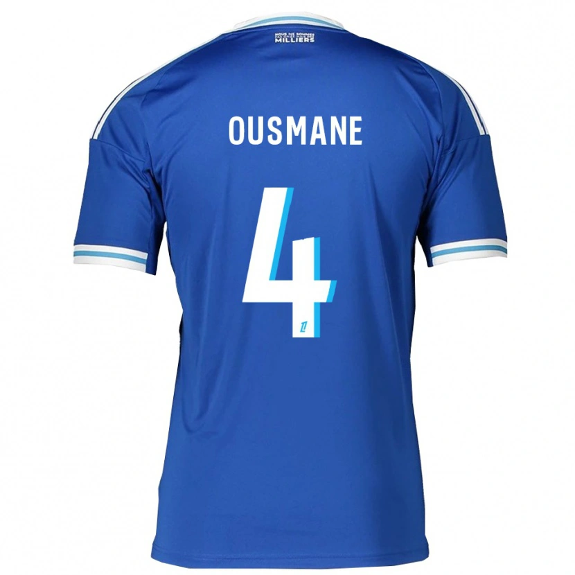 Danxen Homem Camisola Abdoulaye Ousmane #4 Azul Branco Principal 2025/26 Camisa