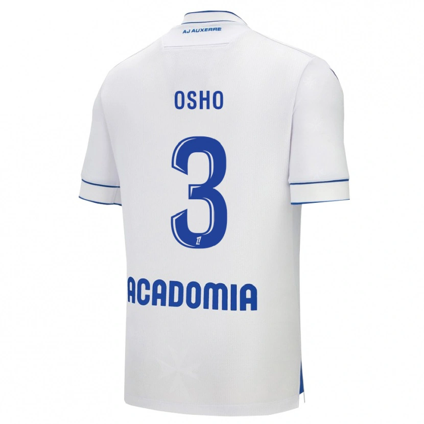 Danxen Homem Camisola Gabriel Osho #3 Branco Azul Principal 2025/26 Camisa