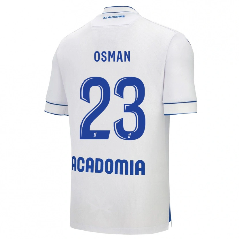 Danxen Homem Camisola Ibrahim Osman #23 Branco Azul Principal 2025/26 Camisa