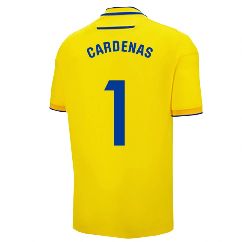 Danxen Homem Camisola Raquel Cárdenas #1 Amarelo Marinho Principal 2025/26 Camisa