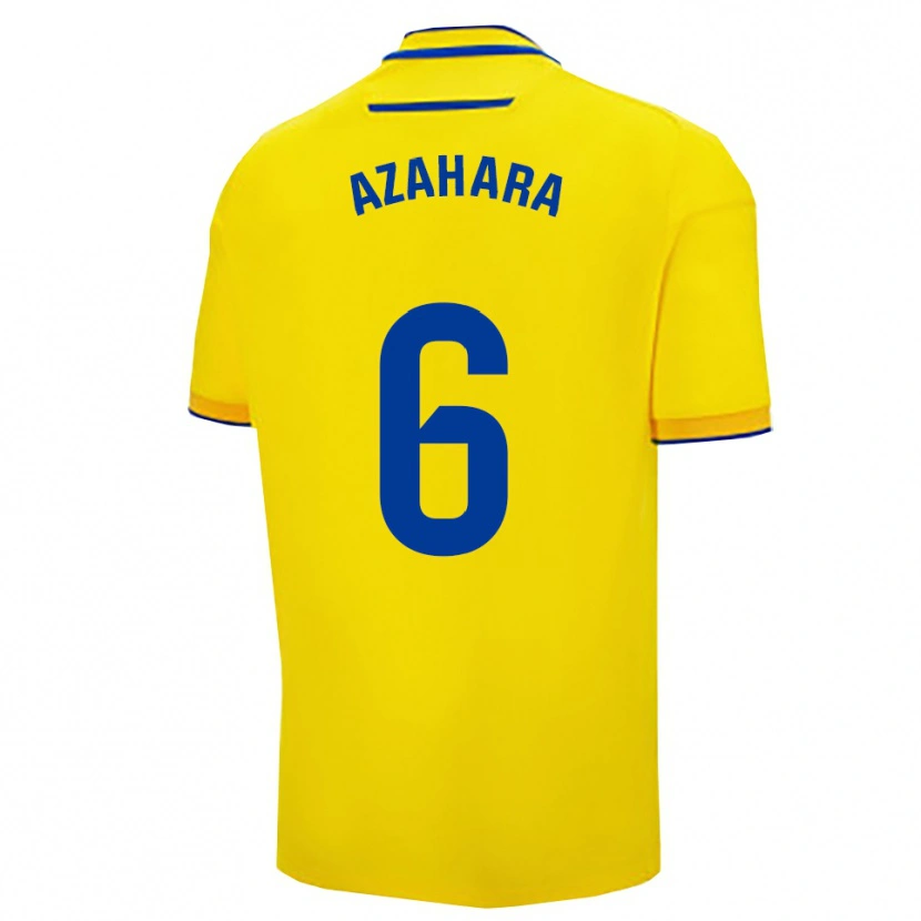 Danxen Homem Camisola Azahara #6 Amarelo Marinho Principal 2025/26 Camisa