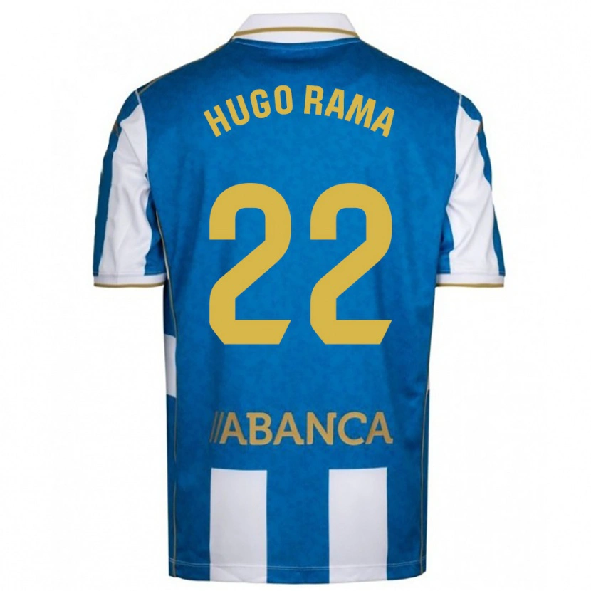 Danxen Homem Camisola Hugo Rama #22 Branco Azul Principal 2025/26 Camisa