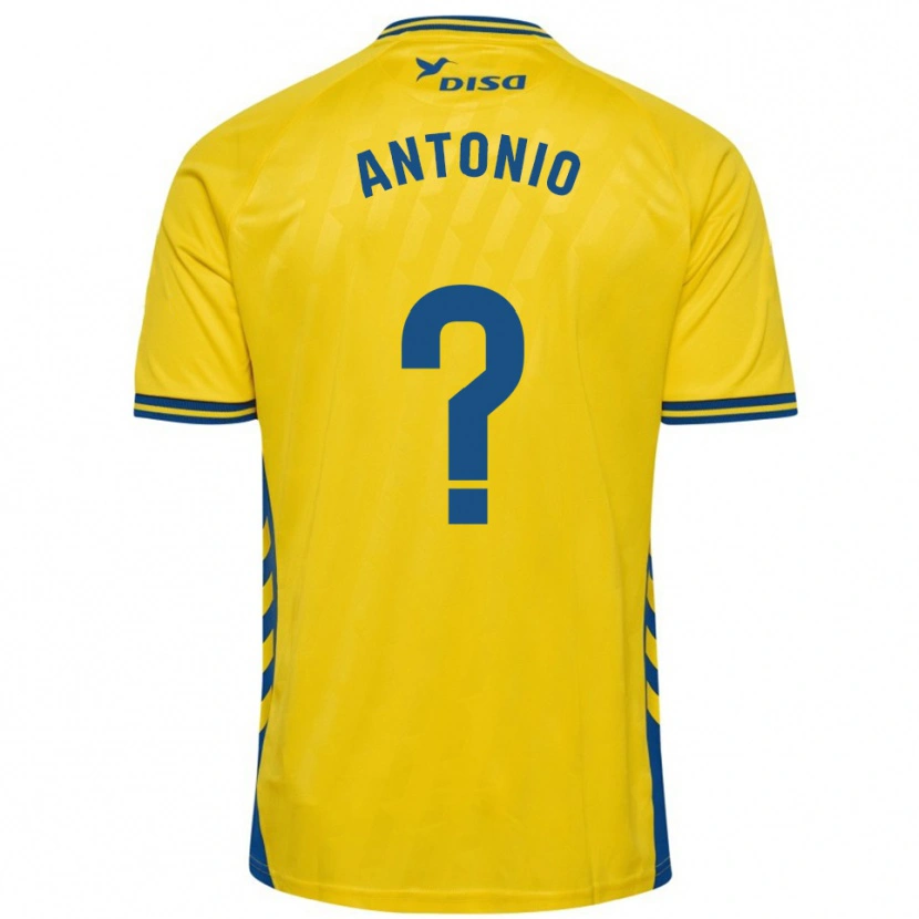 Danxen Homem Camisola Antonio Hernández #0 Amarelo Azul Principal 2025/26 Camisa