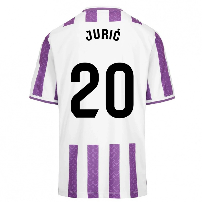 Danxen Homem Camisola Stanko Juric #20 Roxo Branco Principal 2025/26 Camisa