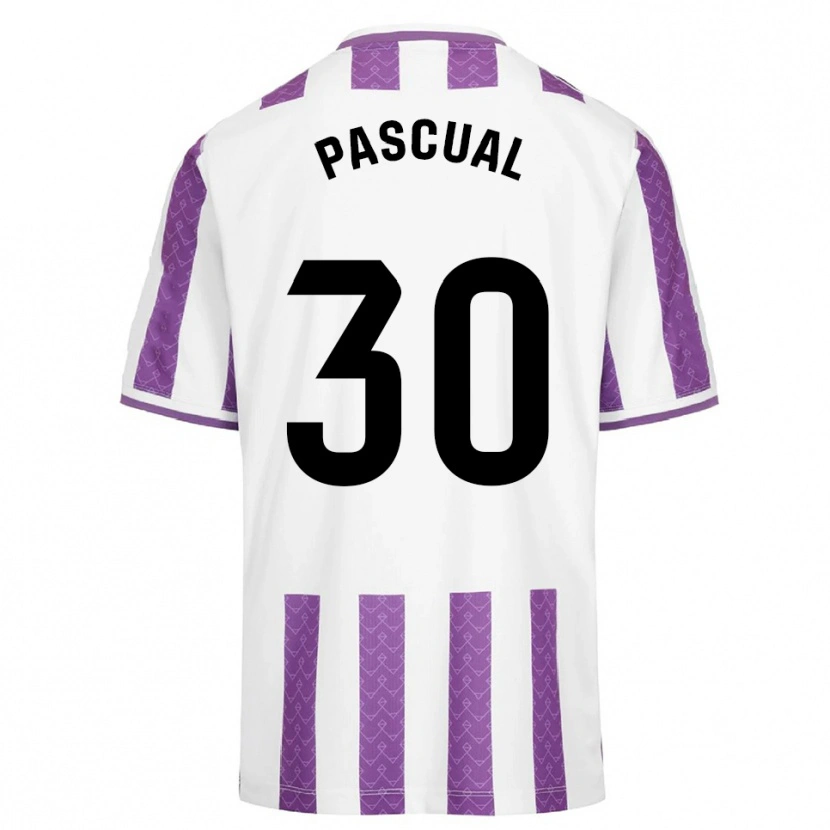 Danxen Homem Camisola Adrián Pascual #30 Roxo Branco Principal 2025/26 Camisa