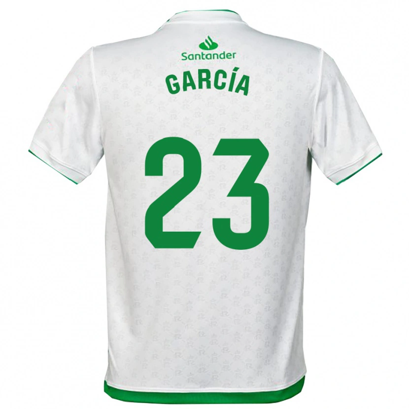 Danxen Homem Camisola Mario García #23 Verde Branco Principal 2025/26 Camisa