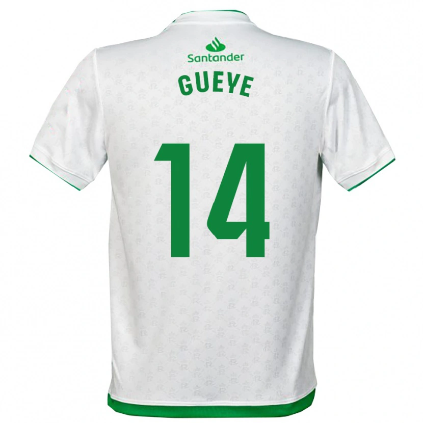 Danxen Homem Camisola Maguette Gueye #14 Verde Branco Principal 2025/26 Camisa