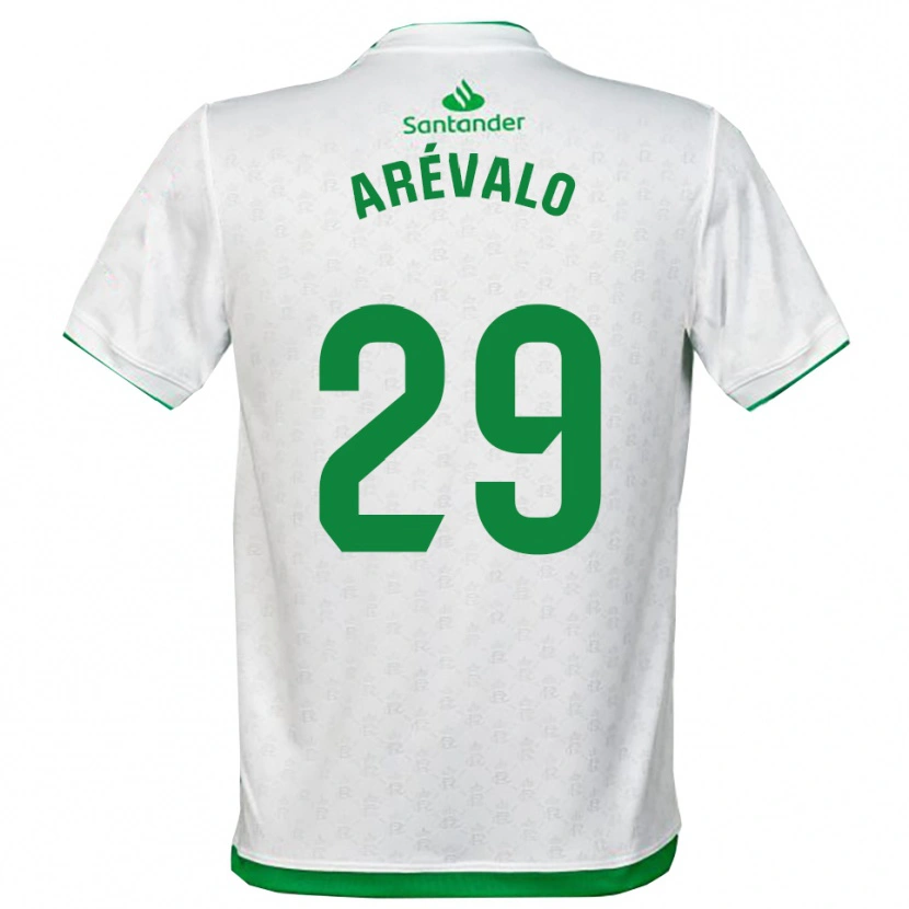 Danxen Homem Camisola Jeremy Arévalo #29 Verde Branco Principal 2025/26 Camisa
