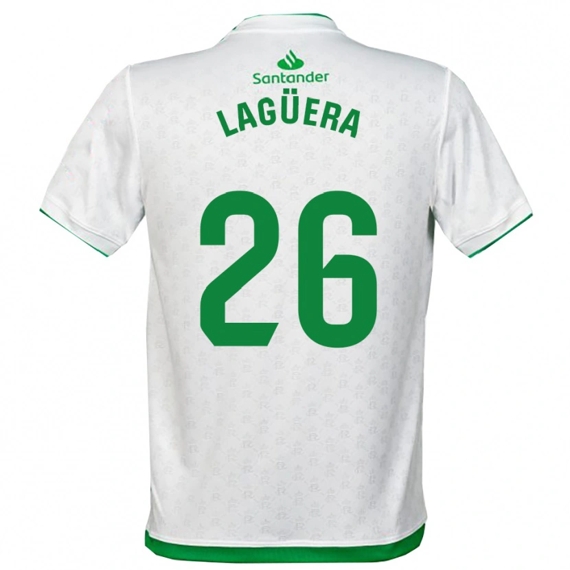 Danxen Homem Camisola Christian Lagüera #26 Verde Branco Principal 2025/26 Camisa