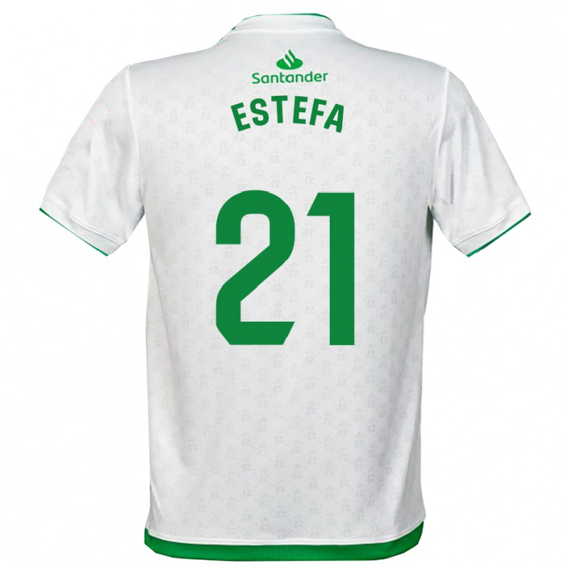 Danxen Homem Camisola Estefanía Torralba Pareja #21 Verde Branco Principal 2025/26 Camisa