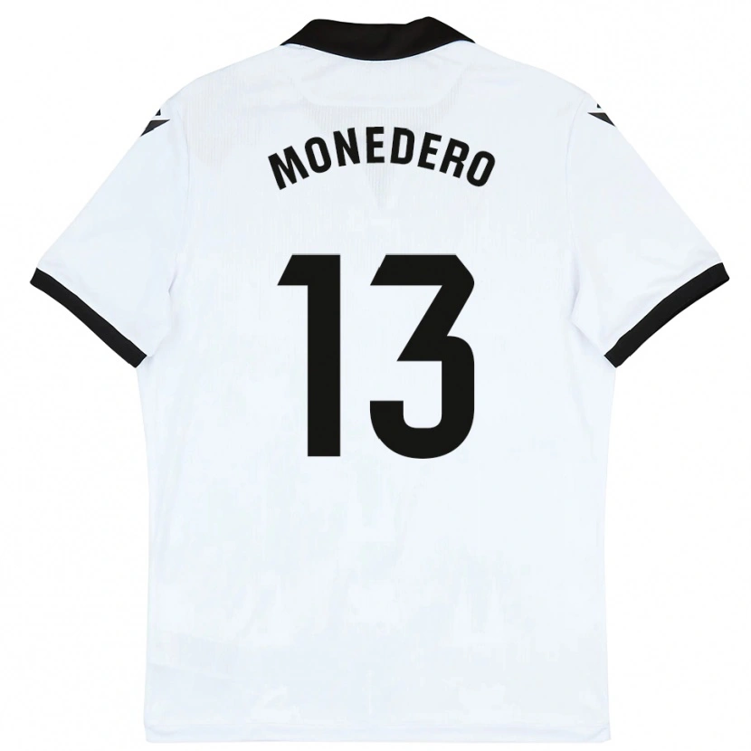 Danxen Homem Camisola Marc Monedero #13 Branco Preto Principal 2025/26 Camisa