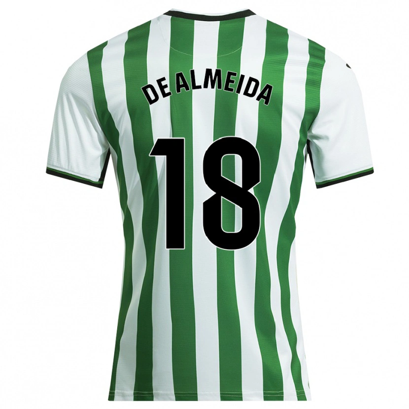 Danxen Homem Camisola Dalisson De Almeida #18 Branco Verde Principal 2025/26 Camisa
