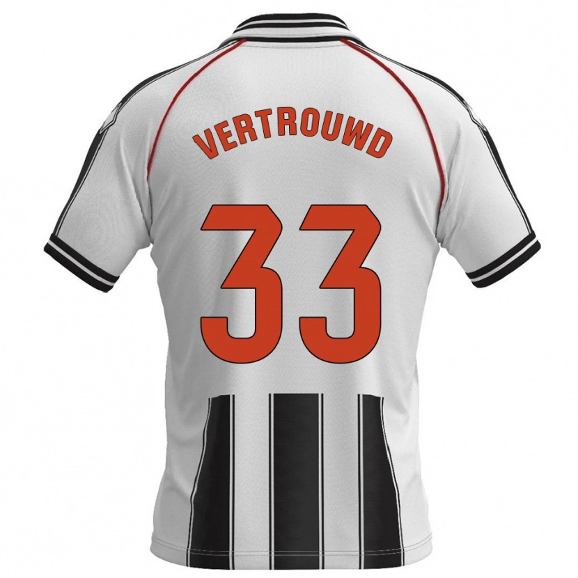 Danxen Homem Camisola Jozhua Vertrouwd #33 Branco Preto Principal 2025/26 Camisa