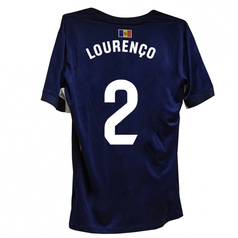 Danxen Homem Camisola Lucas Lourenço #2 Azul Marinho Branco Principal 2025/26 Camisa