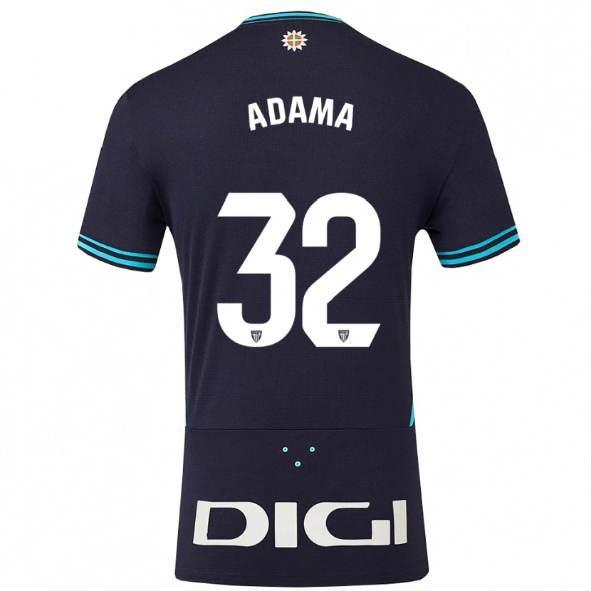 Danxen Homem Camisola Adama Boiro #32 Azul Marinho Azul Celeste Alternativa 2025/26 Camisa