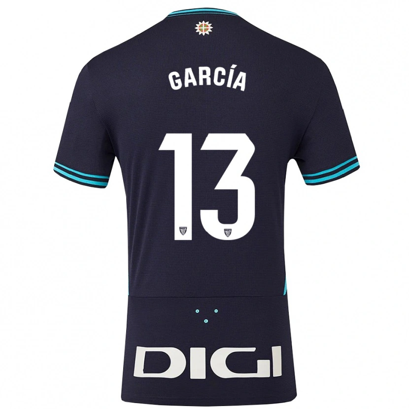Danxen Homem Camisola Simón García #13 Azul Marinho Azul Celeste Alternativa 2025/26 Camisa
