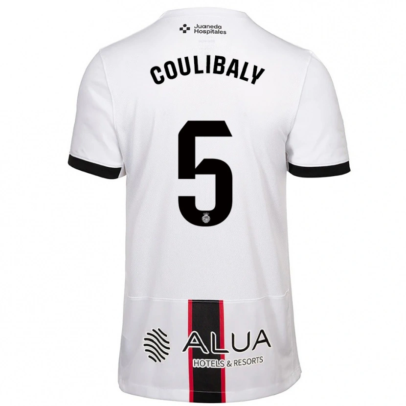 Danxen Homem Camisola Habib Anas Coulibaly #5 Branco Preto Alternativa 2025/26 Camisa