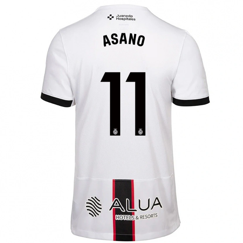 Danxen Homem Camisola Takuma Asano #11 Branco Preto Alternativa 2025/26 Camisa