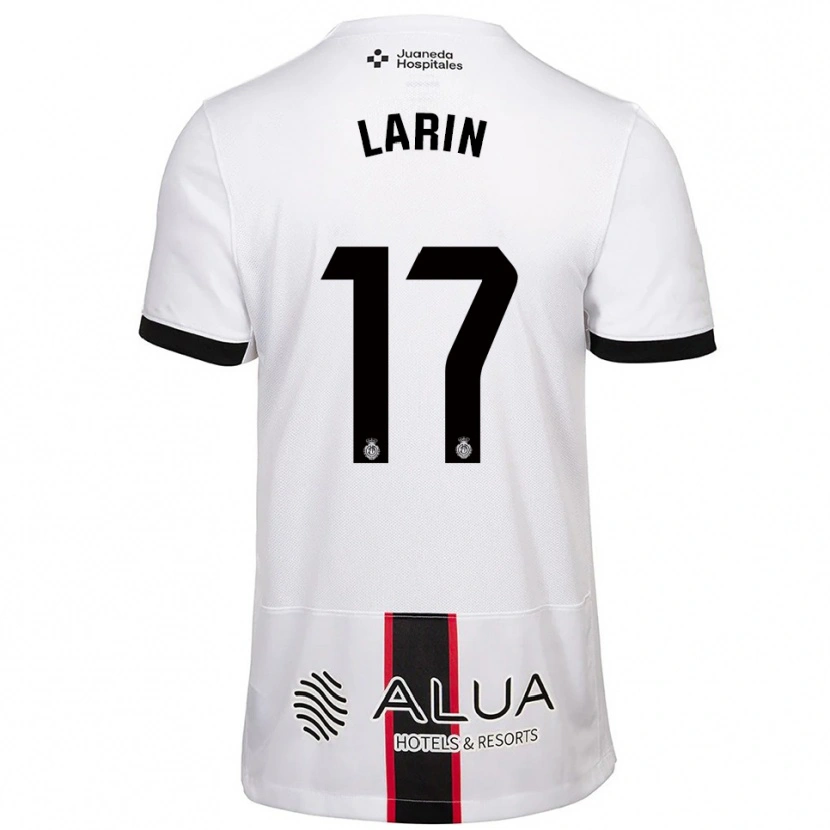 Danxen Homem Camisola Cyle Larin #17 Branco Preto Alternativa 2025/26 Camisa
