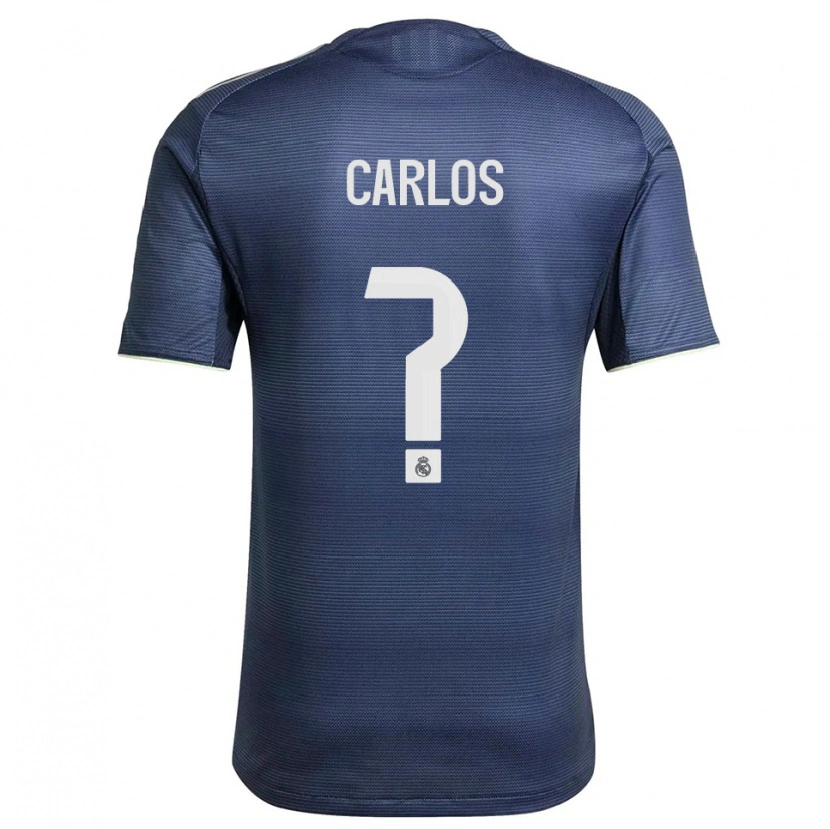 Danxen Homem Camisola Carlos Sánchez #0 Azul Marinho Prata Alternativa 2025/26 Camisa