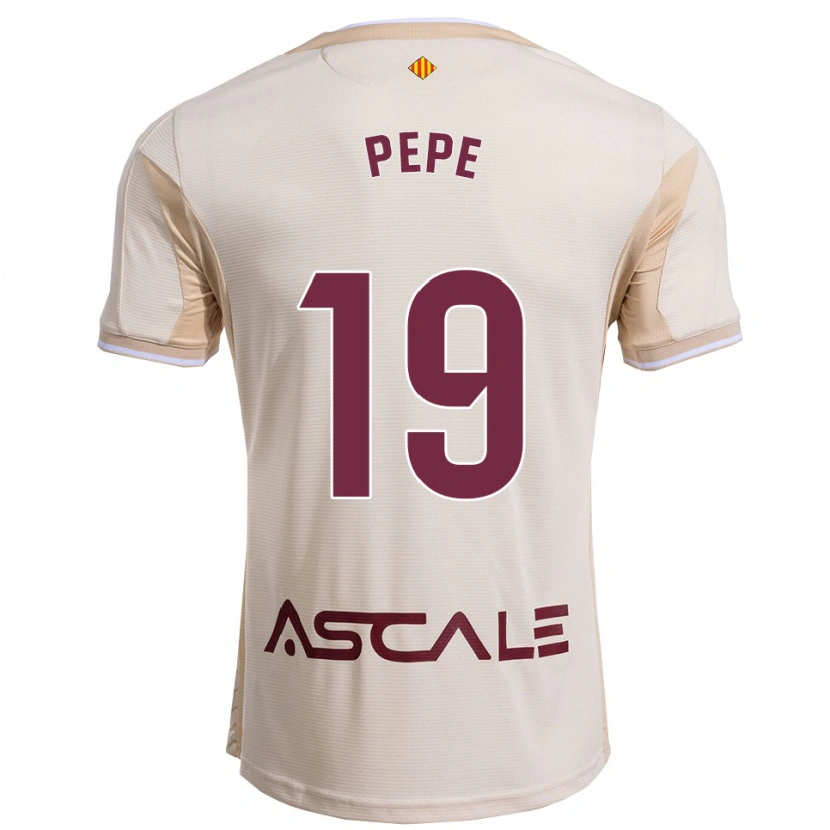 Danxen Homem Camisola Nicolas Pépé #19 Branco Sujo Borgonha Alternativa 2025/26 Camisa