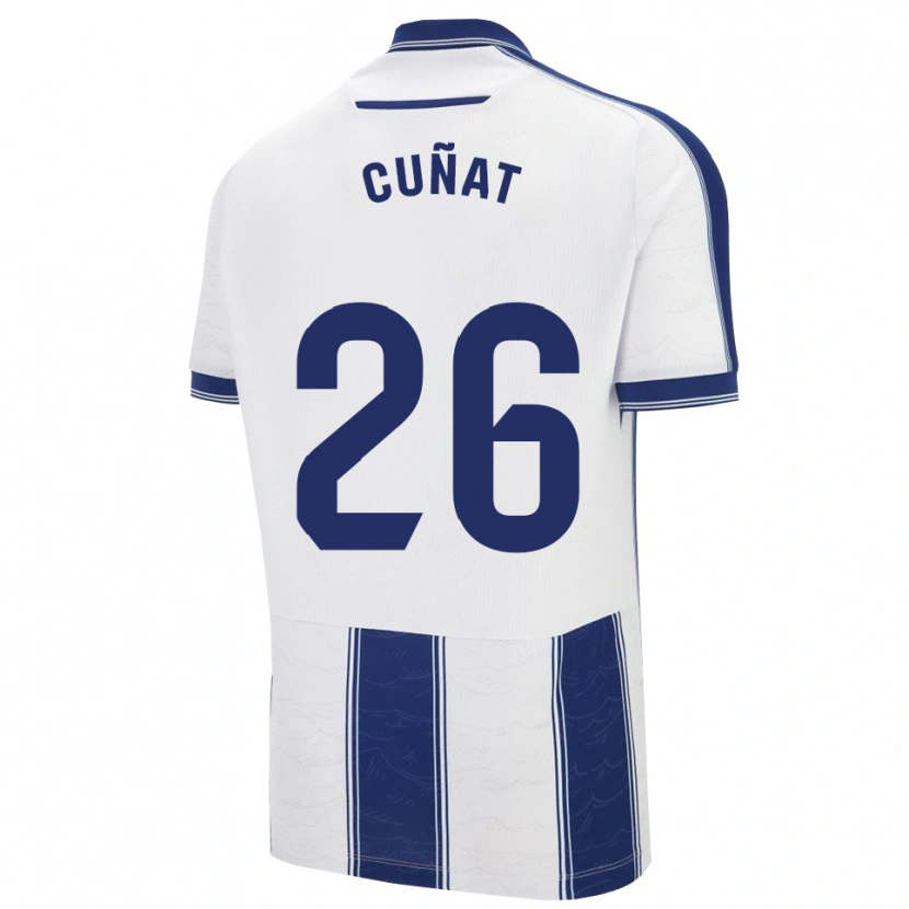 Danxen Homem Camisola Pablo Campos #26 Azul Marinho Branco Alternativa 2025/26 Camisa