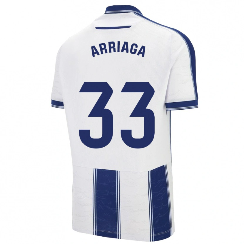 Danxen Homem Camisola Kervin Arriaga #33 Azul Marinho Branco Alternativa 2025/26 Camisa