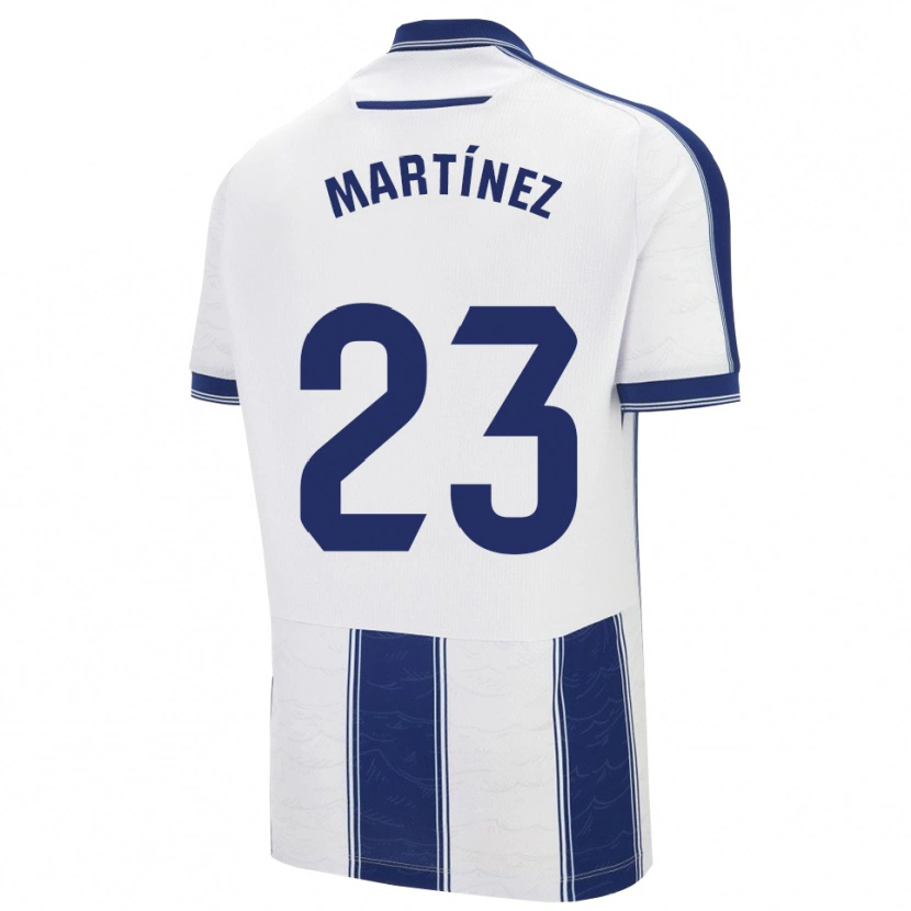 Danxen Homem Camisola Pablo Martínez #23 Azul Marinho Branco Alternativa 2025/26 Camisa