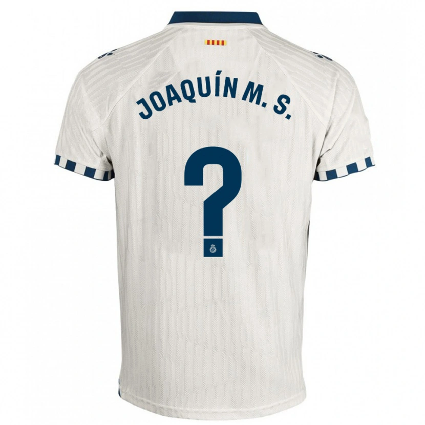 Danxen Homem Camisola Joaquín Manuel Sánchez #0 Branco Azul Alternativa 2025/26 Camisa