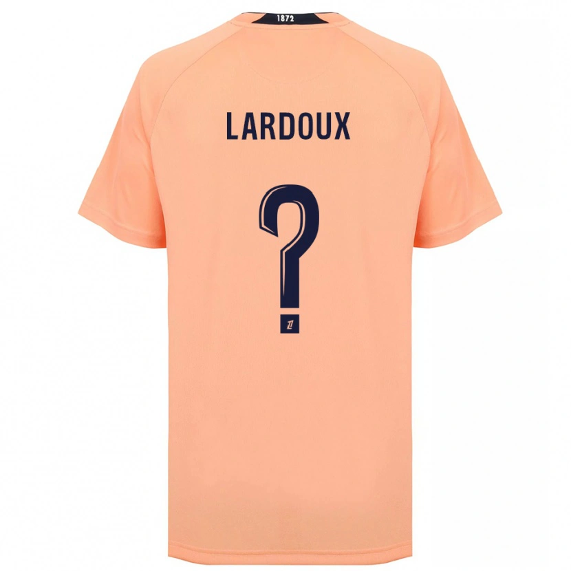 Danxen Homem Camisola Raphaël Lardoux #0 Laranja Azul Marinho Alternativa 2025/26 Camisa
