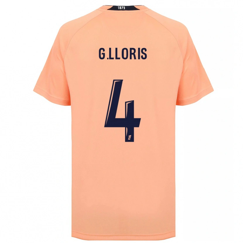 Danxen Homem Camisola Gautier Lloris #4 Laranja Azul Marinho Alternativa 2025/26 Camisa